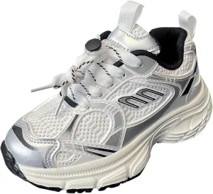 IWIHMIV Kids Walking Shoes Lightweight Breathable Sneakers Slip-on Comfortable Causal Running Tennis Shoes for Boys Girls