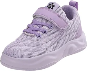 IWIHMIV Toddler Tennis Shoes Girl Running Sneakers Boy Lightweight Breathable Running Athletic Shoes