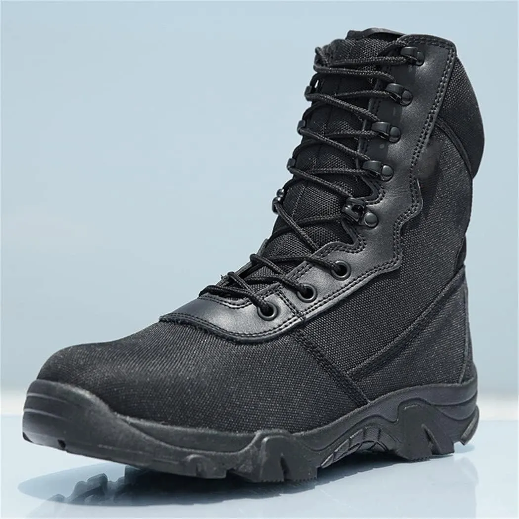 KEHAIOO Men Military Tactical Waterproof Boots, Outdoor Camping Hiking Sneakers, Camo Climbing Sports Shoes