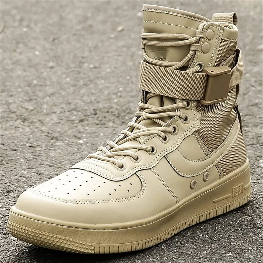 KEHAIOO Men Outdoor Hiking Shoes, Military Tactical Combat Boots, Army Breathable Hunting Shoes