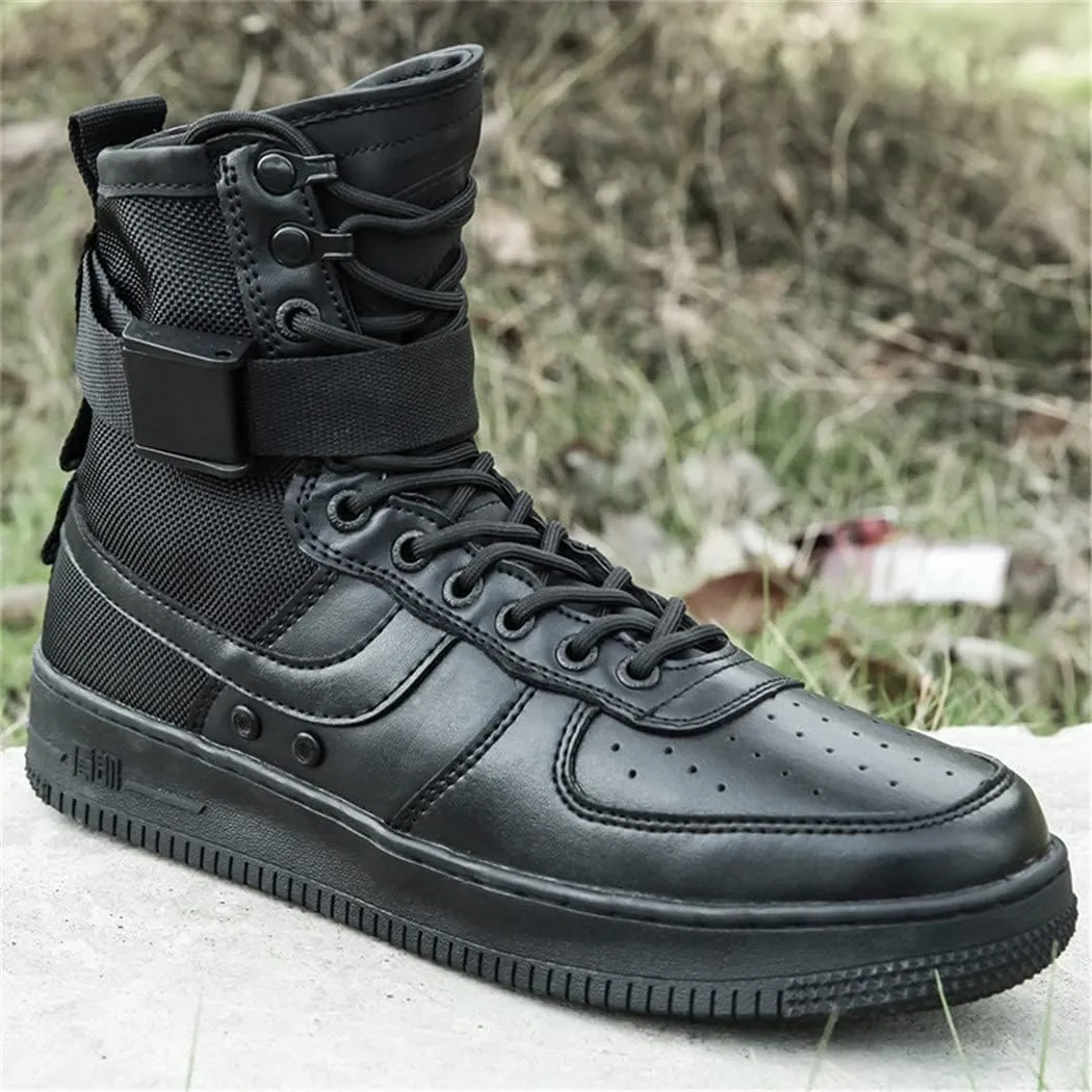 KEHAIOO Men Outdoor Hiking Shoes, Military Tactical Combat Boots, Army Breathable Hunting Shoes