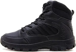 KEHAIOO Men Outdoor Military Hiking Shoes, Desert Tactical Army Shoes, Breathable Hunting Climbing Sport Work Shoes