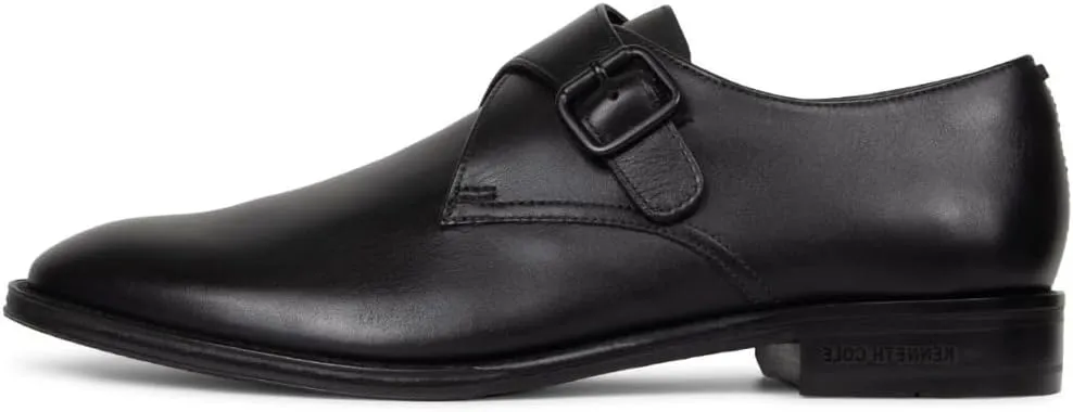 Kenneth Cole Men's Ny Tristian Monk Strap Dress Loafers Black