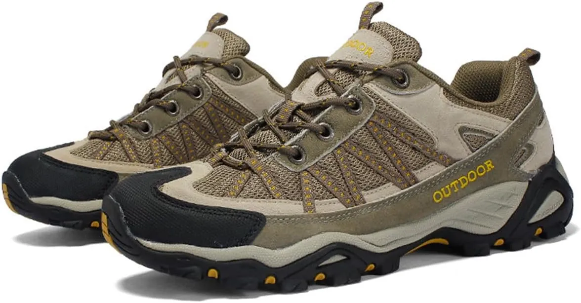 Kervaky Men's Hiking Shoes Outdoor Sports Shoes Casual Shoes wear-Resistant and Non Slip Climbing Shoes