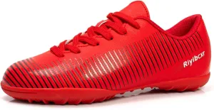 Kids Soccer Cleats Unisex-Child Lightweight Football Shoes Turf Youth Boys Girls Futsal Training Indoor Outdoor