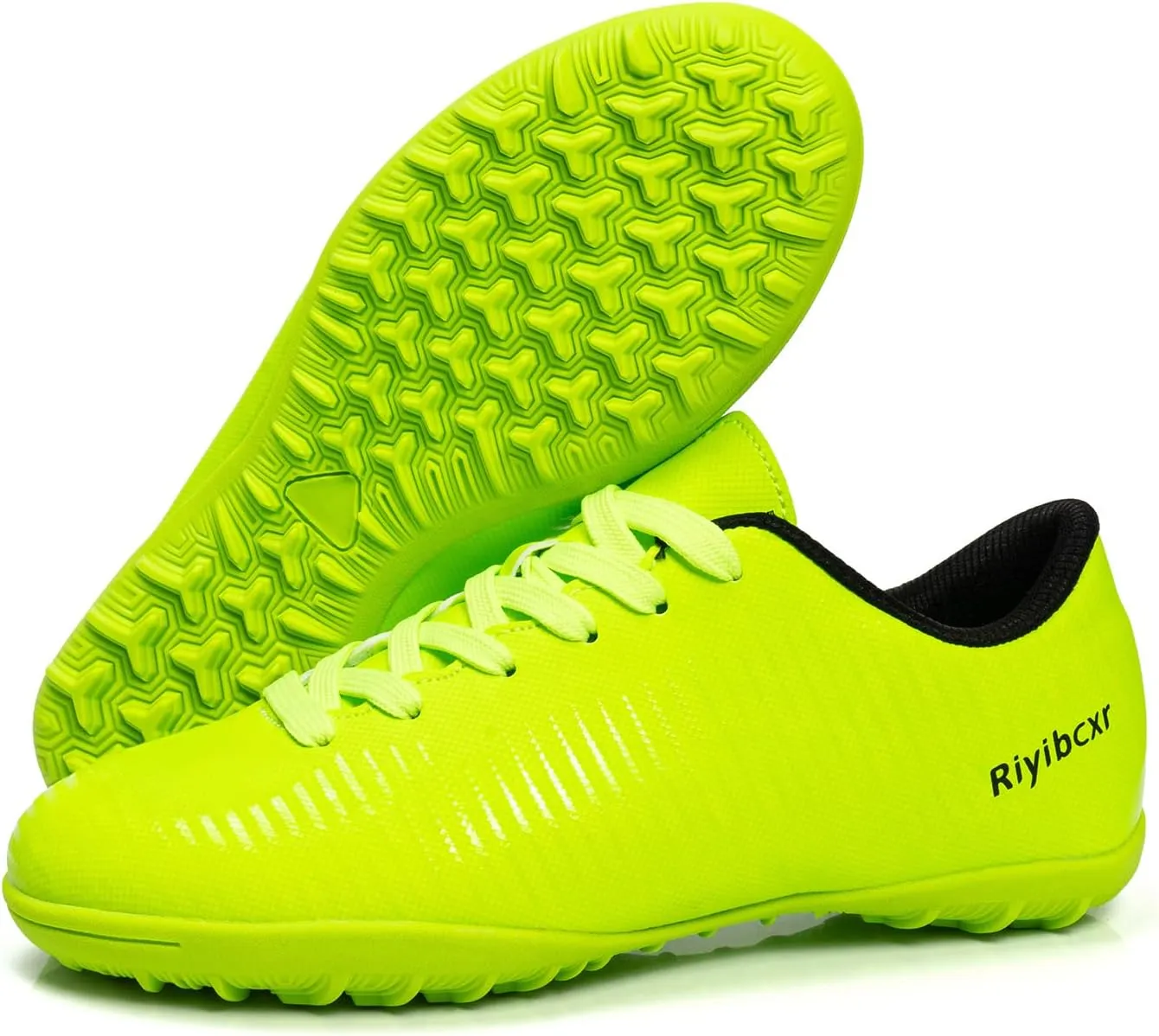 Kids Soccer Cleats Unisex-Child Lightweight Football Shoes Turf Youth Boys Girls Futsal Training Indoor Outdoor