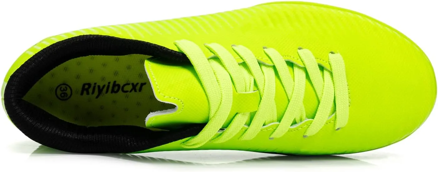 Kids Soccer Cleats Unisex-Child Lightweight Football Shoes Turf Youth Boys Girls Futsal Training Indoor Outdoor