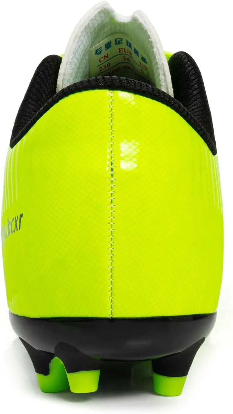 Kids Soccer Cleats Unisex-Child Lightweight Football Shoes Turf Youth Boys Girls Futsal Training Indoor Outdoor