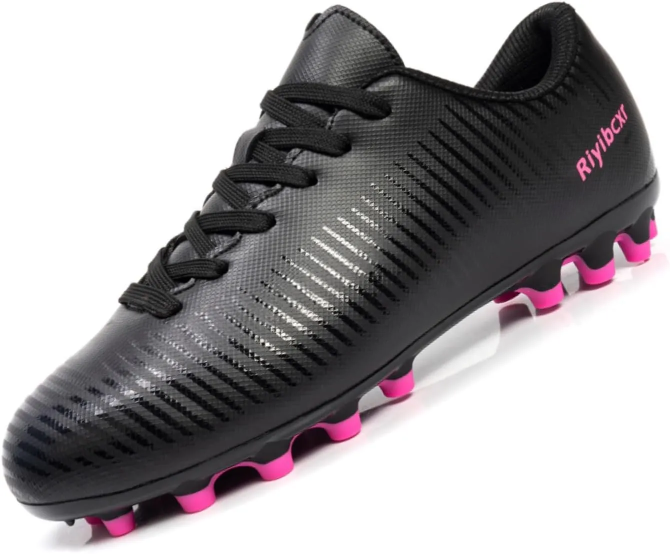 Kids Soccer Cleats Unisex-Child Lightweight Football Shoes Turf Youth Boys Girls Futsal Training Indoor Outdoor