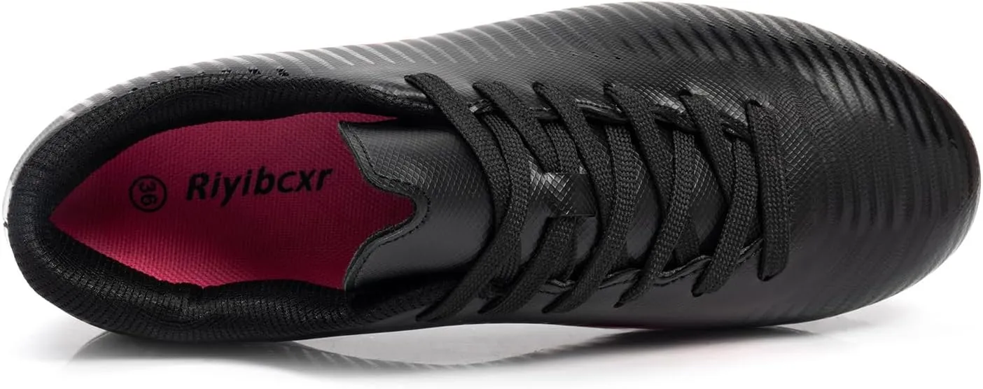 Kids Soccer Cleats Unisex-Child Lightweight Football Shoes Turf Youth Boys Girls Futsal Training Indoor Outdoor