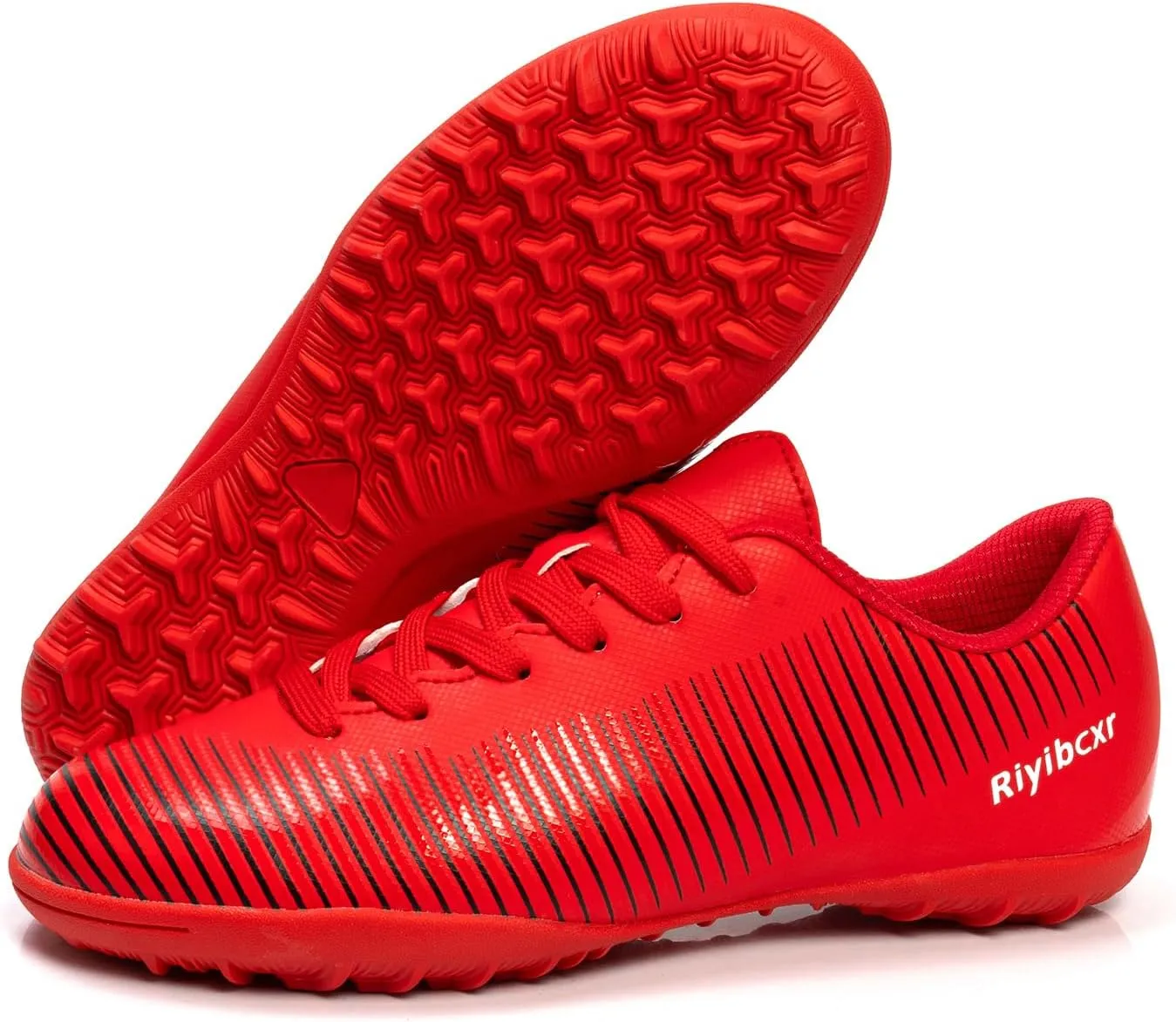 Kids Soccer Cleats Unisex-Child Lightweight Football Shoes Turf Youth Boys Girls Futsal Training Indoor Outdoor