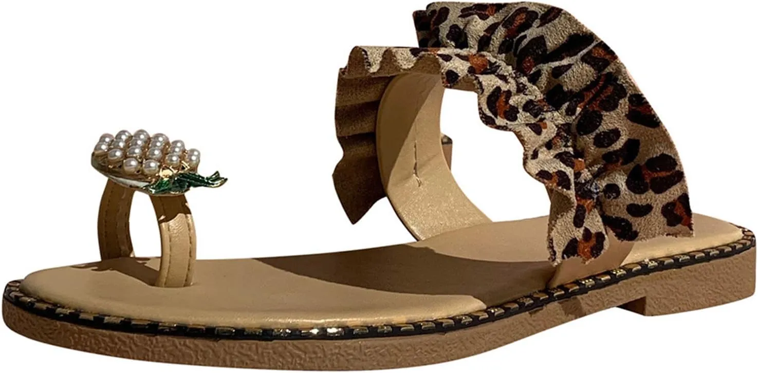 Ladmiple Cute Sandals for Women Arch Support Anti-Slip Slippers Breathable Platform Sandal Beach Roman Flip Flop Shoes