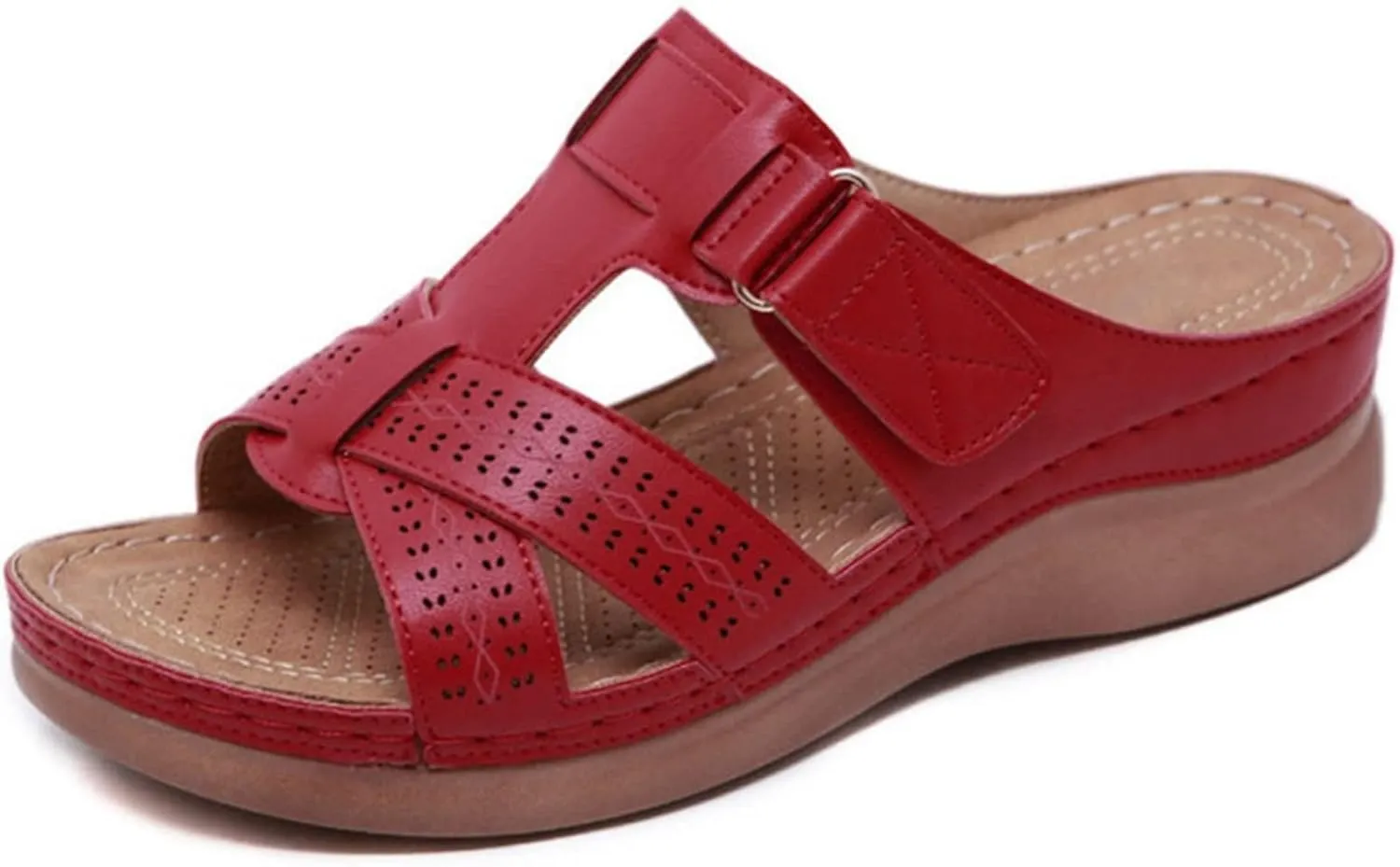 Ladmiple Orthopedic Sandals For Women Elegant Comfortable Walking Flip Flops Dressy Summer Orthotic Slides with Arch Support