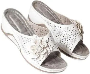 Ladmiple Orthopedic Slippers For Women Plantar Fasciitis Dressy Summer Sandals Walking Orthotic Flip Flops with Arch Support