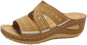 Ladmiple Orthotic Dress Sandals For Women With Arch Support Fashion Comfortable Slides Slippers Orthopedic Flip Flops