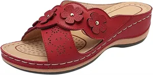 Ladmiple Sandals for Women Casual Summer Womens Orthopedic Sandal Arch Support Roman Open Toe Flip Flops Dressy Shoes
