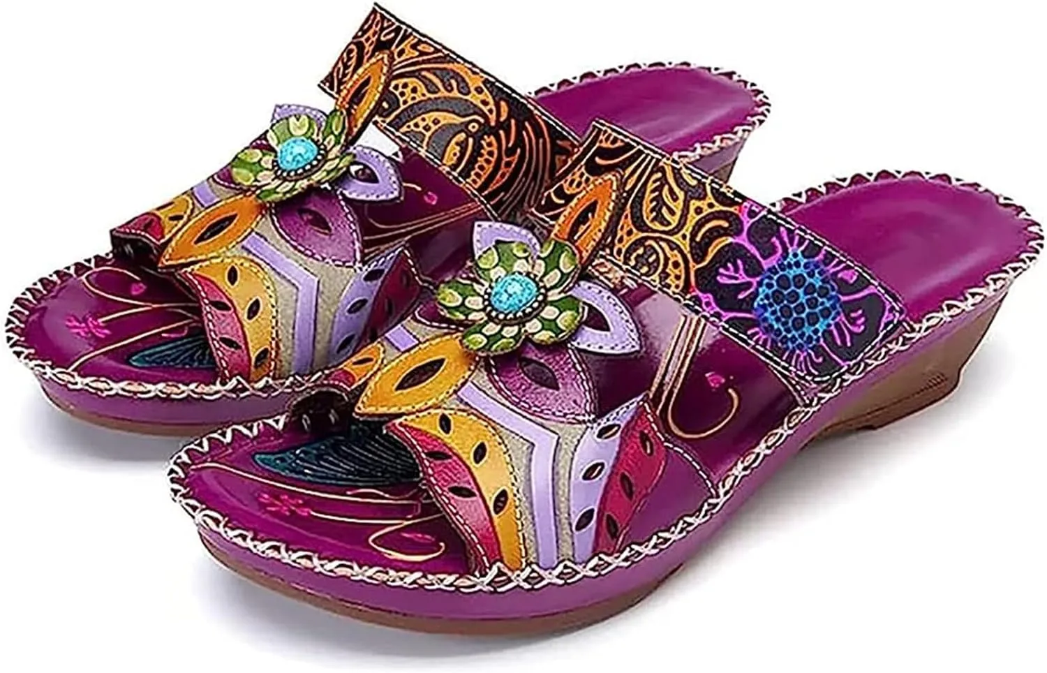 Ladmiple Sandals Women Comfortable Arch Support Orthotic Slides Orthopedic Dressy Summer Walking Flip Flops Beach Shoes 2024