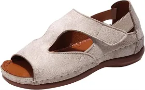 Ladmiple Sandals Women Wedge Comfortable Fashion Orthotic Slides Orthopedic Flip Flops With Plantar Fasciitis Arch Support