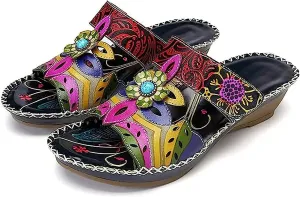 Ladmiple Summer Sandals For Women 2024 Trendy Casual Orthopedic Slippers Arch Support Comfortable Walking Orthotic Flip Flops