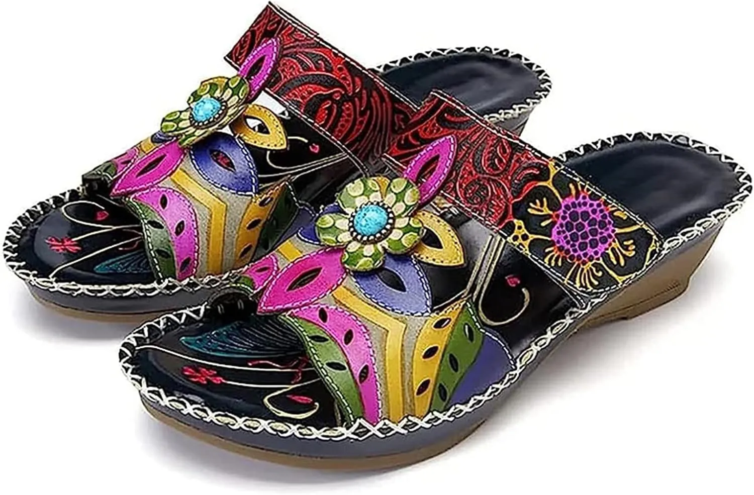 Ladmiple Womens Sandals Comfortable Arch Support Fashion Orthotic Slides Athletic Slip On Orthopedic Flip Flops Slippers