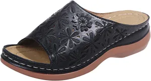 Ladmiple Women's Sandals With Arch Support Dressy Comfortable Orthopedic Orthotic Flip Flops Walking Slides Summer Shoes