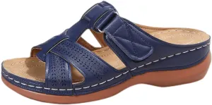 Ladmiple Womens Sandals With Arch Support Plantar Fasciitis Orthotic Flips Flops Flat feet Comfortable Orthopedic Slides