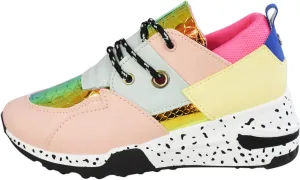 LUCKY STEP Women's Climbing Hiking Retro Jogger Cliff Sneakers Running Sport Trainer Shoes