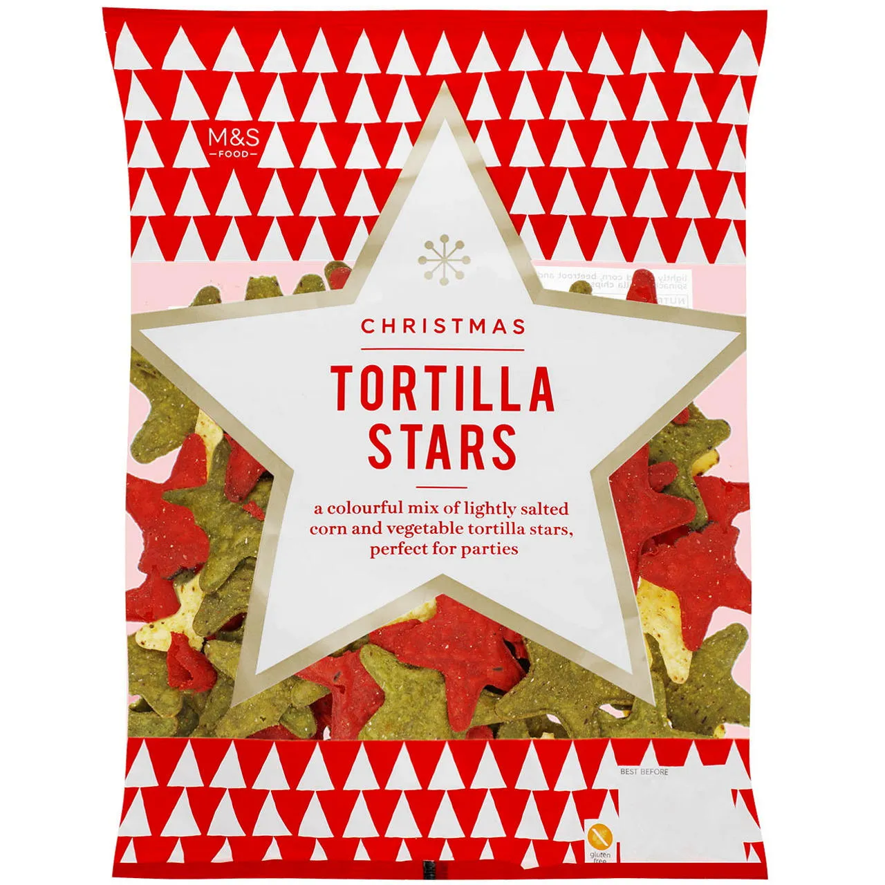 M&S Food Christmas Tortilla Stars 175g