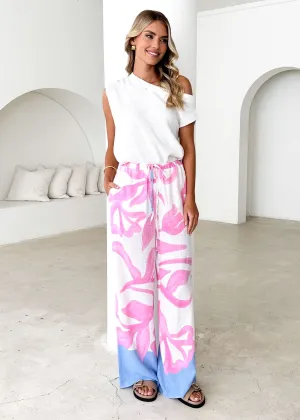 Mariella Pants - Lila Flower