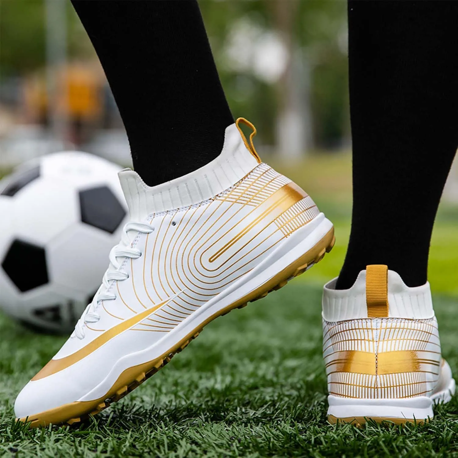 MEBAMY Football Shoes for Boys Girls Firm Ground Soccer Cleats Athletic Youth General Purpose Soccer Shoe Toddler Little Kid Big Kid