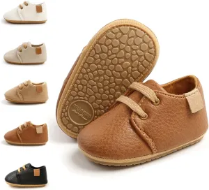 Meckior Baby Booties Newborn Infant Unisex Baby Girls Boys Velvet Rubber Anit-Slip Sole Shoes Toddler Fleece Cozy Winter Warm Prewalker Boots