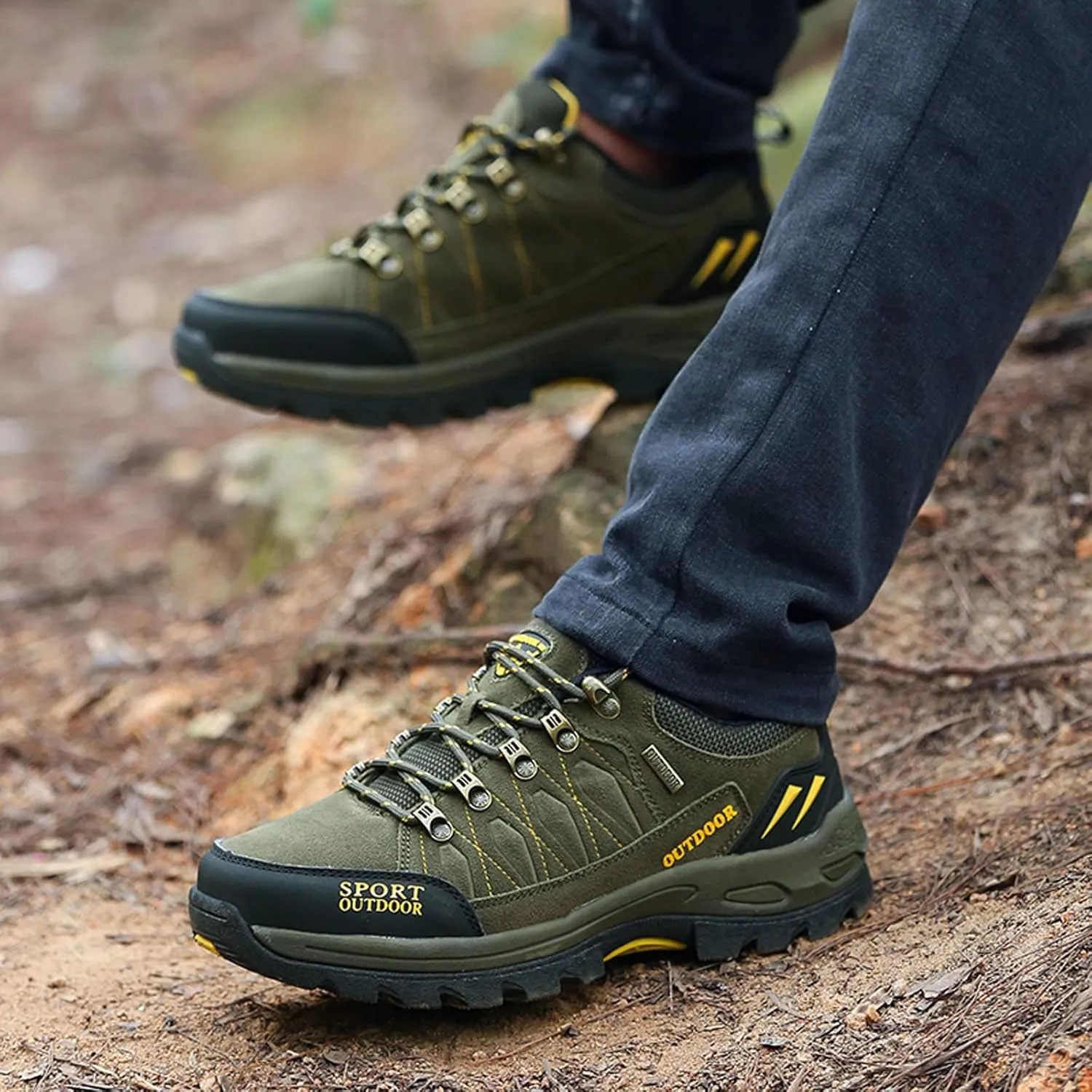 Meidiastra Men Women Hiking Shoes Travel Trekking Camping Boot Lightweight Low Top Backpackin Climbing Shoes