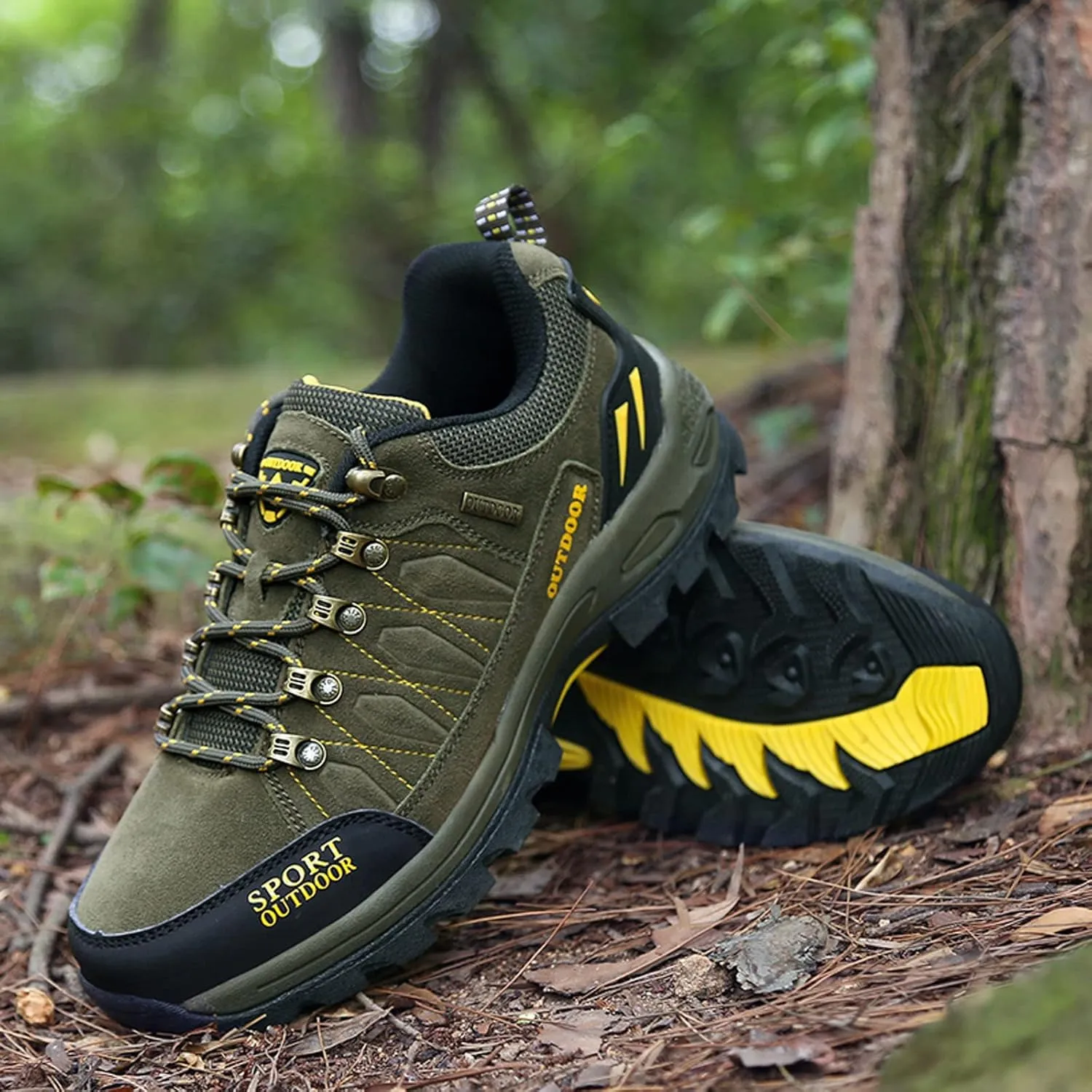 Meidiastra Men Women Hiking Shoes Travel Trekking Camping Boot Lightweight Low Top Backpackin Climbing Shoes