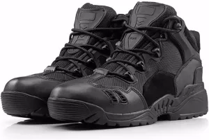 Men Military Desert Combat Shoes, Outdoor Waterproof Army Tactical Boots, Breathable Climbing Sneaker