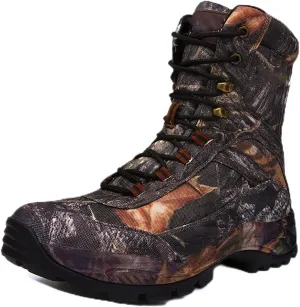 Men Outdoor Travel Mountain Climbing Hunting Boots, Professional Waterproof Breathable Hiking Boots