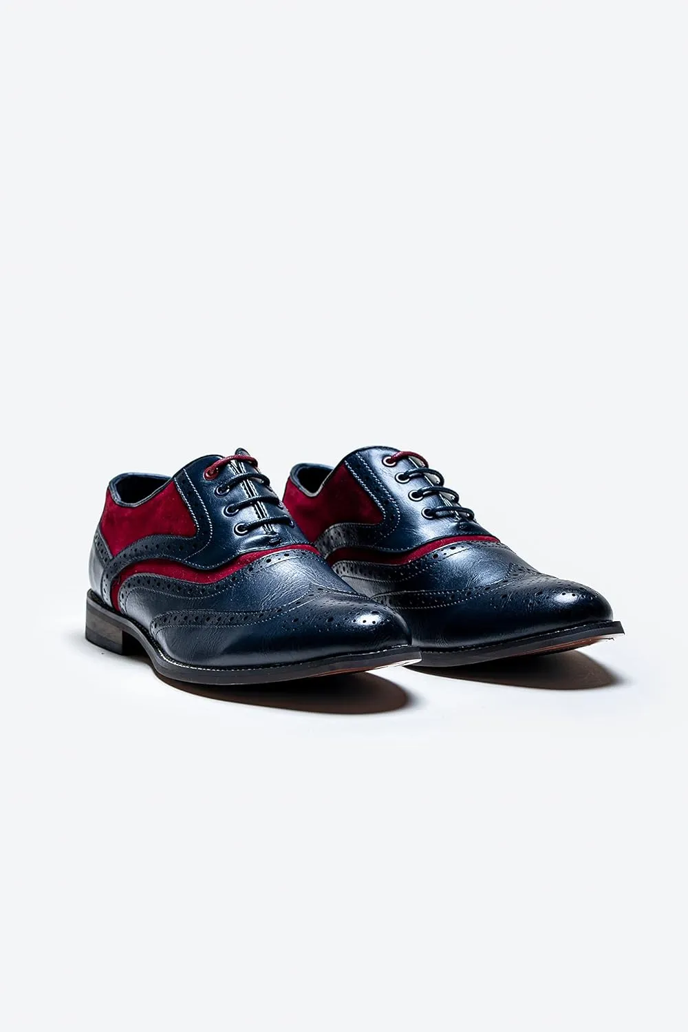 Men??s & Boys Suede-Leather Wingtip Brogue Oxford Shoes for Weddings & All Occasions