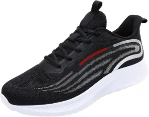 Men's Breathable Stretch Workout Shoes Lightweight Breathable Slip On Running Shoe Men's Business Casual Shoes