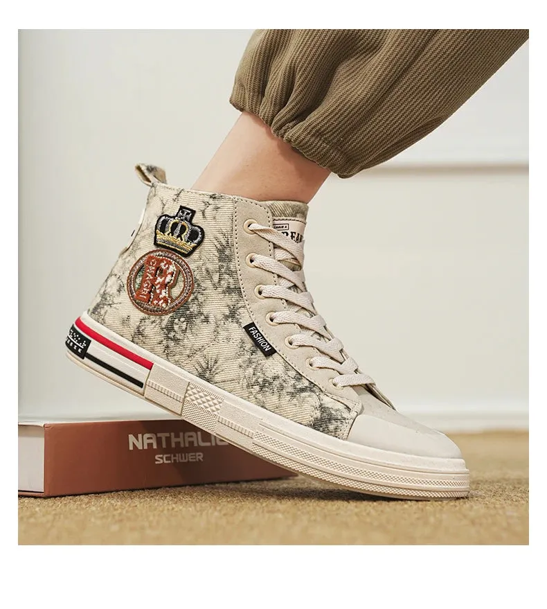 Men's Canvas Flat Breathable Non-Slip Sneakers