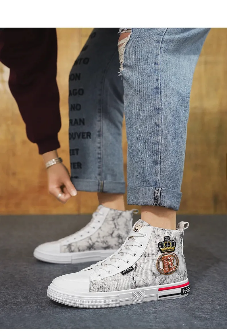 Men's Canvas Flat Breathable Non-Slip Sneakers