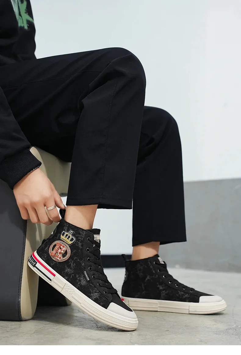 Men's Canvas Flat Breathable Non-Slip Sneakers
