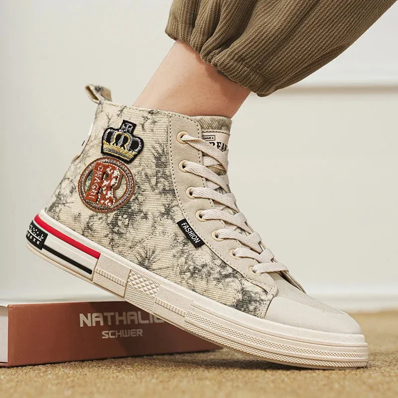 Men's Canvas Flat Breathable Non-Slip Sneakers
