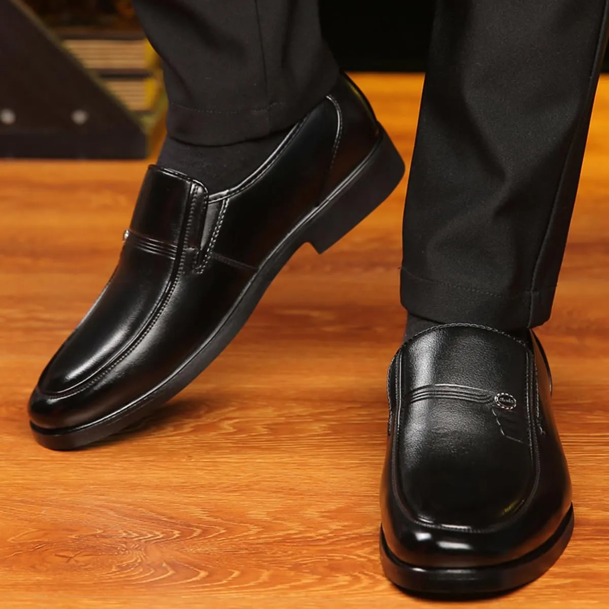 Men's Dress Loafers Shoes Oxfords Comfy Slip-On Business Shoes for Driving Evening Uniform Party Work Office