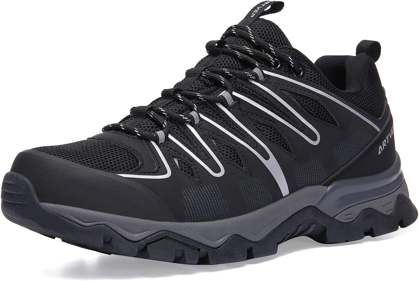 Men's Hiking Shoe Waterproof Womens Adventure Trekking Shoes Breathable Work Outdoor Shoes