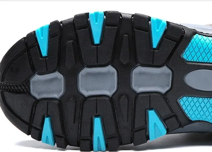 Men's Hiking Shoes Outdoor Breathable Walking Sneakers Lightweight Non-Slip Durable Trekking Trail Shoes