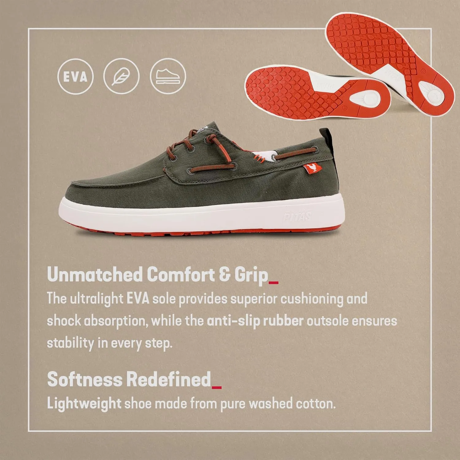 Men??s Maui Boat Shoes | Casual Slip-On Loafers for Men | Ultralight & Breathable Slip On Shoes | Multicolors