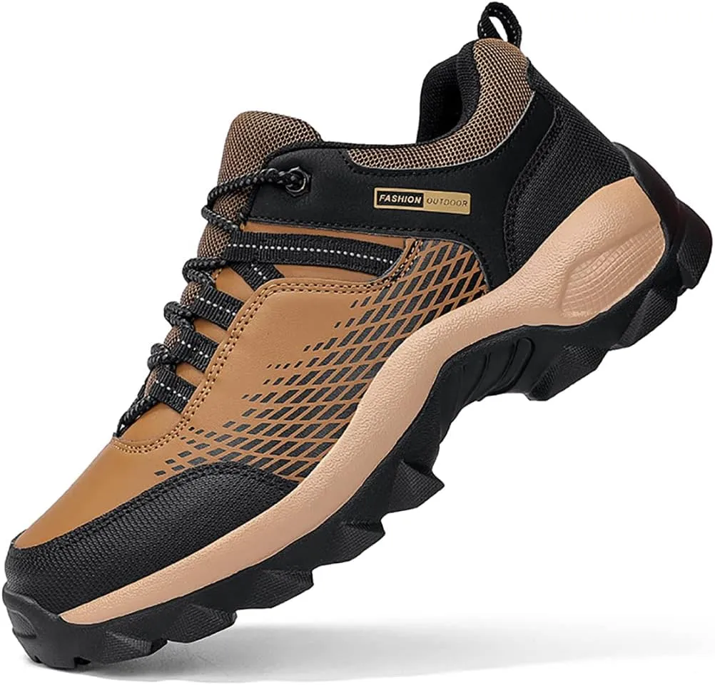 Men's Outdoor Sneakers Hiking Shoes Waterproof Ultra Light AthleticTrail Running Shoes Mountaineering Shoes