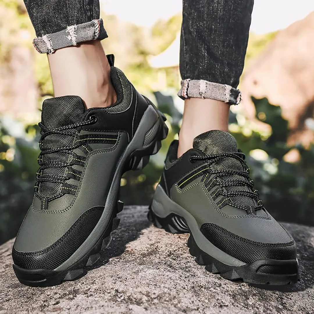 Men's Outdoor Sneakers Hiking Shoes Waterproof Ultra Light AthleticTrail Running Shoes Mountaineering Shoes