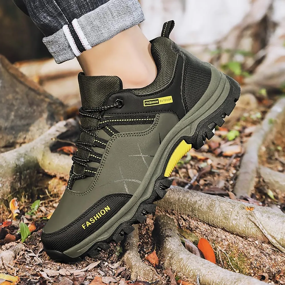 Men's Outdoor Sneakers Hiking Shoes Waterproof Ultra Light AthleticTrail Running Shoes Mountaineering Shoes