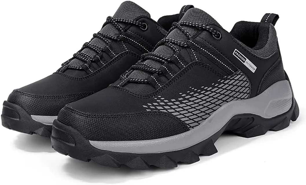 Men's Outdoor Sneakers Hiking Shoes Waterproof Ultra Light AthleticTrail Running Shoes Mountaineering Shoes