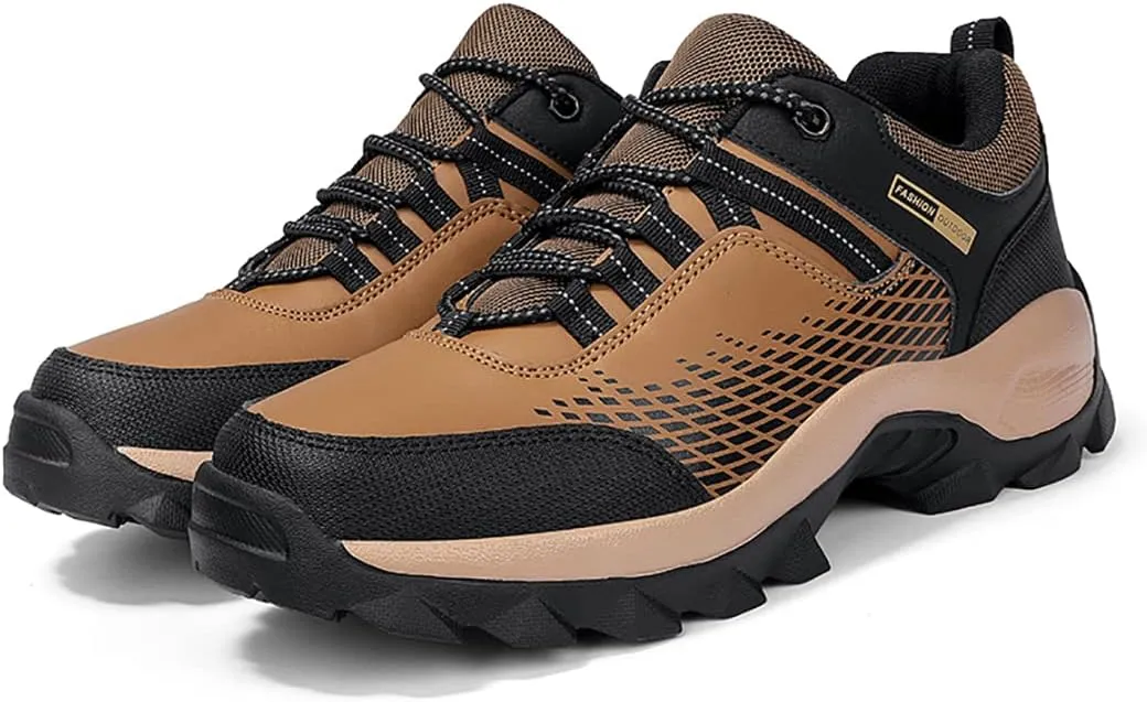 Men's Outdoor Sneakers Hiking Shoes Waterproof Ultra Light AthleticTrail Running Shoes Mountaineering Shoes